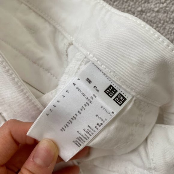 Uniqulo white jeans( lady's) - Picture 2 of 4
